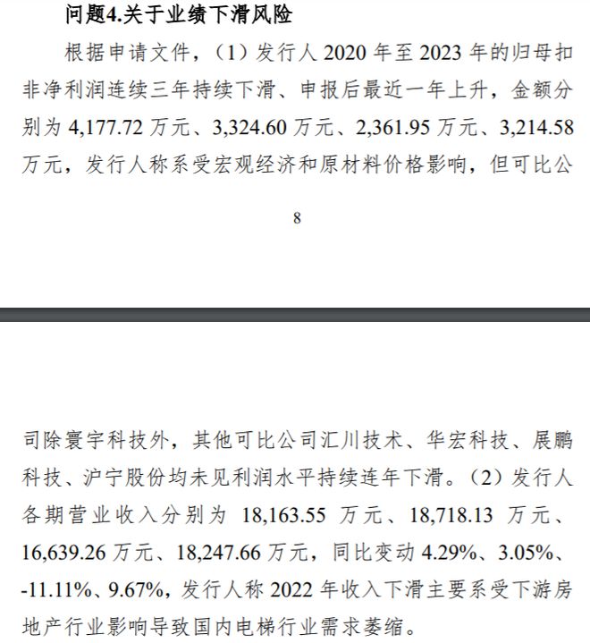 伟邦科技归母扣非净利三连降8家客户与供应商重合BET9登录入口合理性遭问询(图1)